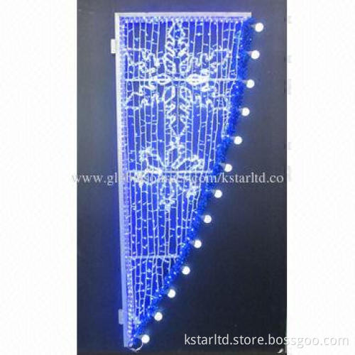 Holiday motif light, 200 x 90cm, for holiday decoration along main street, 110 to 220V